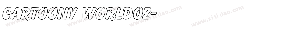 Cartoony Worldoz字体转换